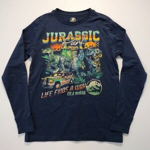 Jurassic Park Dominion Long Sleeve Graphic T-Shirt Kids NEW M
